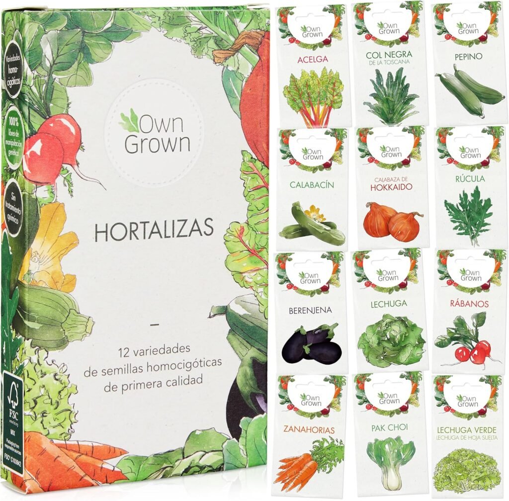 Kit semillas huerto inteligente  - Own Grown Hortalizas